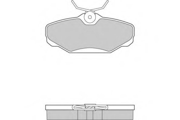 E.T.F. 12-0884 Brake Pad Set, disc brake